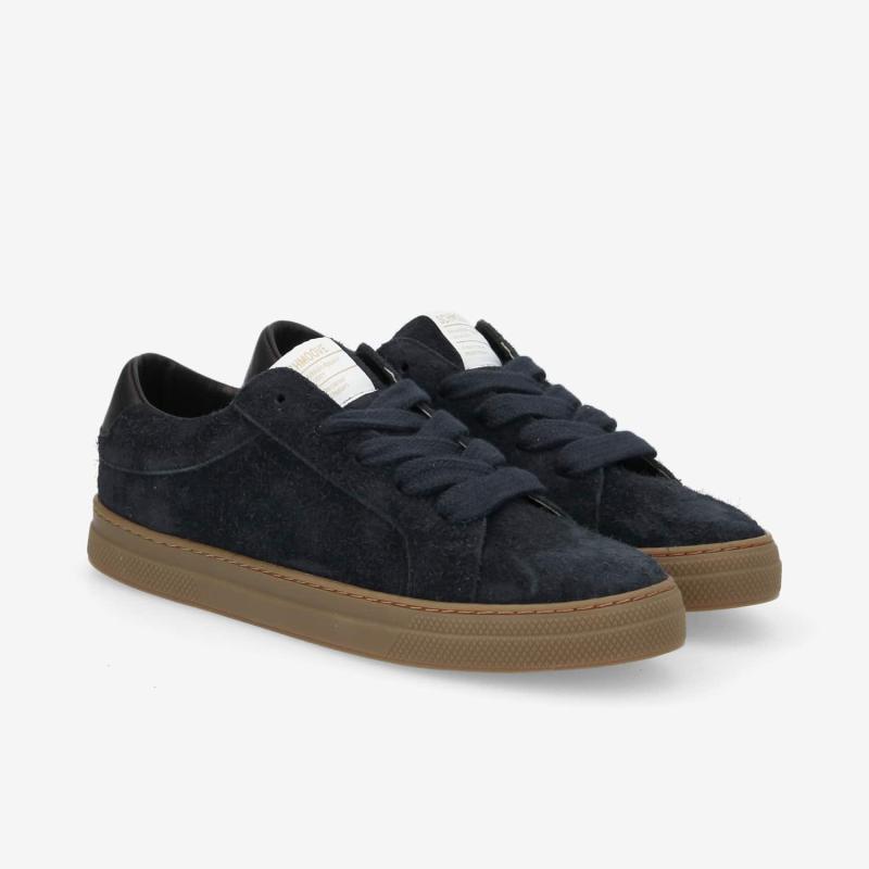 SPARK SKATE M - HAIRY SUEDE -  BLEU MARINE